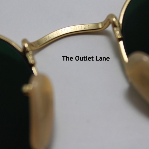 Model Display RayBan Round Metal Pink Mirror RB3447 Reflective - Picture 12 of 16